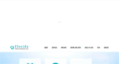 Desktop Screenshot of floridaprosthodontics.com