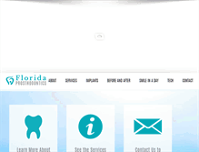 Tablet Screenshot of floridaprosthodontics.com